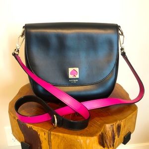 Kate Spade crossbody with multi color strap